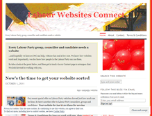 Tablet Screenshot of labourwebsitesconnect.wordpress.com
