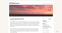 Desktop Screenshot of abreflections.wordpress.com