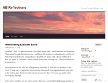 Tablet Screenshot of abreflections.wordpress.com