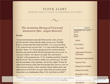 Tablet Screenshot of flockalert.wordpress.com