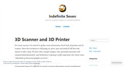 Desktop Screenshot of indefiniteseven.wordpress.com