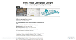 Desktop Screenshot of intimapress.wordpress.com