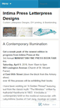 Mobile Screenshot of intimapress.wordpress.com