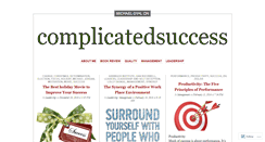 Desktop Screenshot of complicatedsuccess.wordpress.com