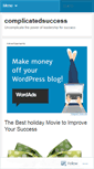 Mobile Screenshot of complicatedsuccess.wordpress.com