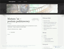 Tablet Screenshot of maguskowo.wordpress.com