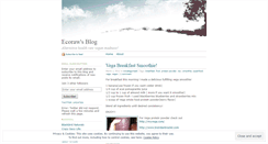 Desktop Screenshot of ecoraw.wordpress.com
