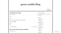 Desktop Screenshot of graceseattle.wordpress.com