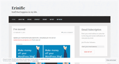 Desktop Screenshot of erinific.wordpress.com