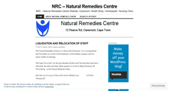 Desktop Screenshot of naturalremediescentre.wordpress.com