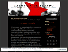 Tablet Screenshot of gatoseneltejado.wordpress.com