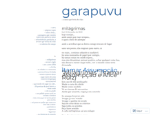 Tablet Screenshot of garapuvu.wordpress.com