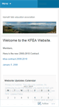 Mobile Screenshot of kfea.wordpress.com