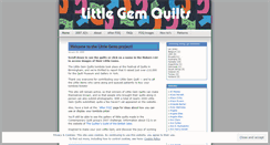 Desktop Screenshot of littlegemquilts.wordpress.com