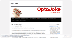 Desktop Screenshot of optajoke.wordpress.com