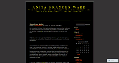 Desktop Screenshot of anitafward.wordpress.com