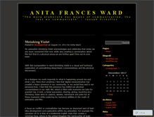 Tablet Screenshot of anitafward.wordpress.com