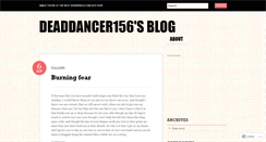 Desktop Screenshot of deaddancer156.wordpress.com