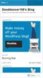 Mobile Screenshot of deaddancer156.wordpress.com