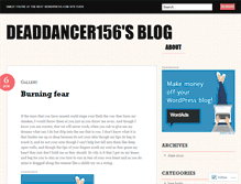 Tablet Screenshot of deaddancer156.wordpress.com