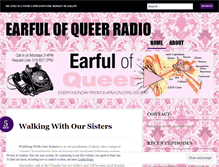 Tablet Screenshot of earfulofqueer.wordpress.com