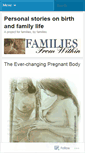 Mobile Screenshot of familiesfromwithin.wordpress.com