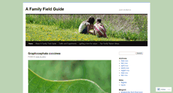 Desktop Screenshot of afamilyfieldguide.wordpress.com