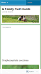 Mobile Screenshot of afamilyfieldguide.wordpress.com