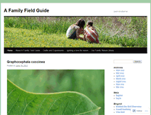 Tablet Screenshot of afamilyfieldguide.wordpress.com