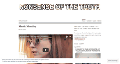 Desktop Screenshot of nonsenseofthetruth.wordpress.com