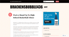 Desktop Screenshot of brackensbubble436.wordpress.com