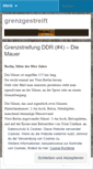 Mobile Screenshot of grenzgestreift.wordpress.com
