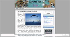 Desktop Screenshot of esporteporelas.wordpress.com