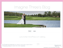 Tablet Screenshot of imaginethree.wordpress.com