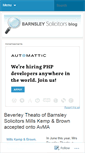 Mobile Screenshot of barnsleysolicitors.wordpress.com