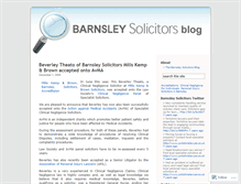 Tablet Screenshot of barnsleysolicitors.wordpress.com