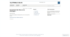 Desktop Screenshot of oldtrimal.wordpress.com