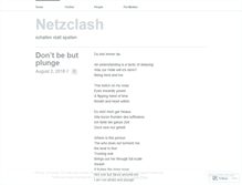 Tablet Screenshot of netzclash.wordpress.com