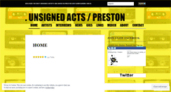 Desktop Screenshot of prestonunsignedacts.wordpress.com