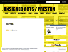 Tablet Screenshot of prestonunsignedacts.wordpress.com