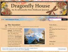 Tablet Screenshot of dragonflyhouse.wordpress.com