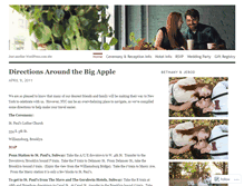 Tablet Screenshot of bethanyandjerod.wordpress.com