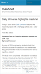 Mobile Screenshot of meshnet.wordpress.com