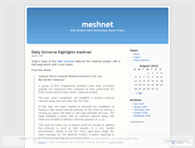 Tablet Screenshot of meshnet.wordpress.com