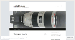 Desktop Screenshot of nicksocablog.wordpress.com
