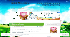 Desktop Screenshot of kotakmimpikita.wordpress.com