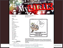 Tablet Screenshot of mylirik.wordpress.com