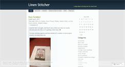 Desktop Screenshot of linenstitcher2.wordpress.com