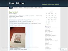 Tablet Screenshot of linenstitcher2.wordpress.com