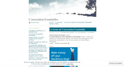 Desktop Screenshot of essentielles.wordpress.com